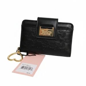 Juicy Couture Black Wallet with Gold Accents
